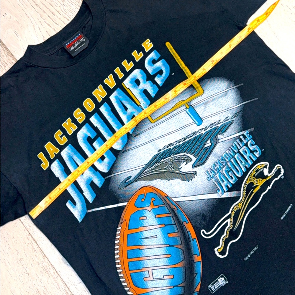 Vtg Jacksonville Jaguars Rare 1993 Large t shirt pristine NFL football merch tee - Picture 4 of 12